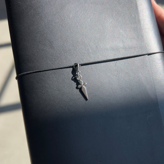 back in black (Leather Notebook in A6)