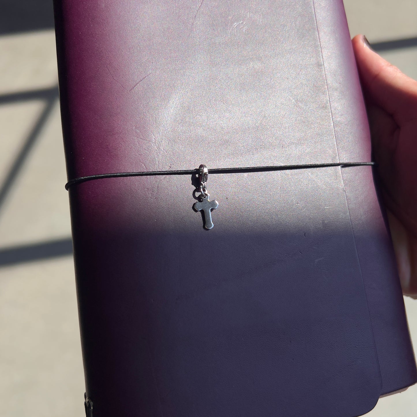 purple haze (Leather Notebook in A6)